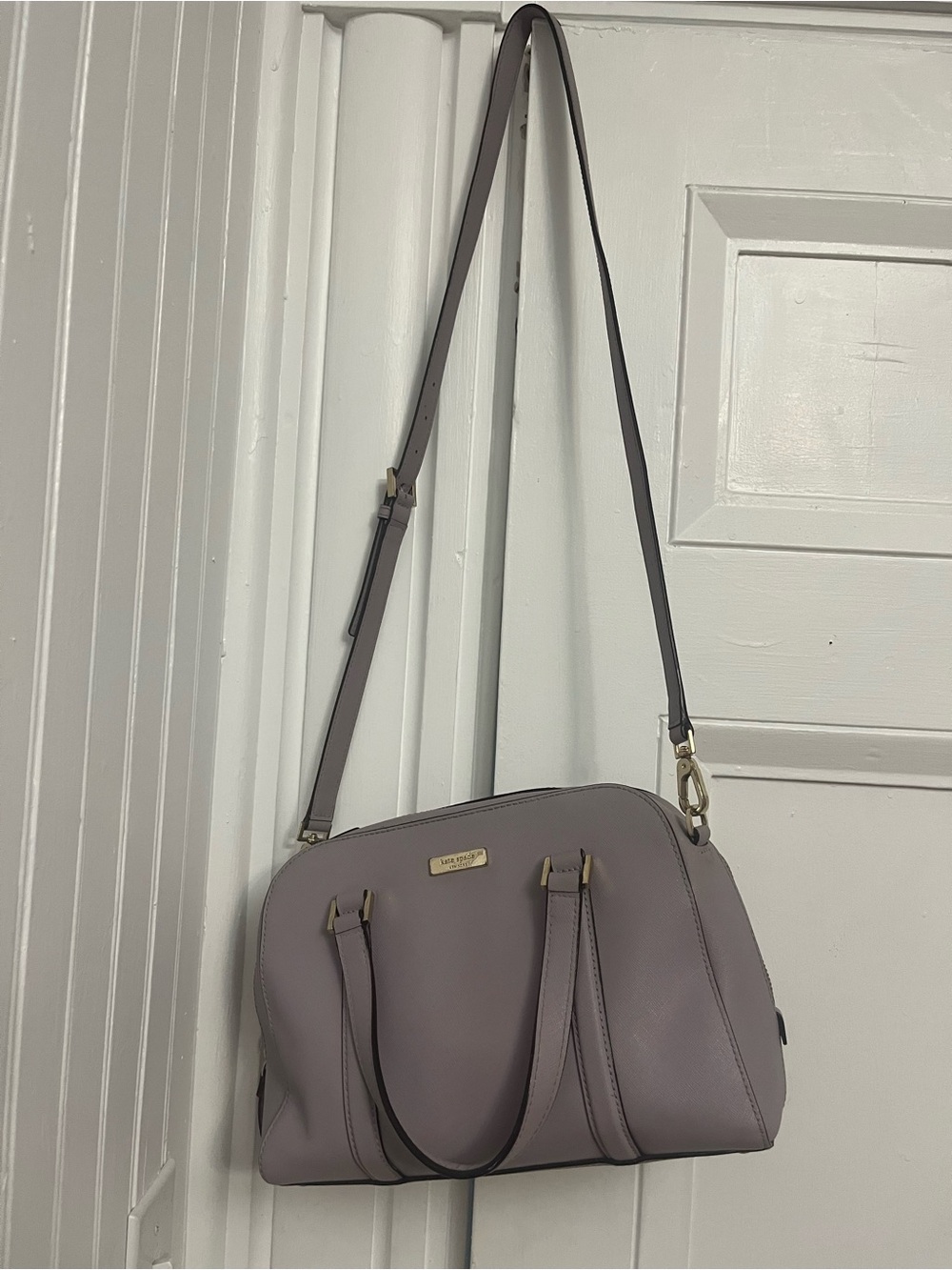 kate spade pale lavender dome satchel - Picture 2 of 2